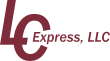 large LC Express, LLC red logo